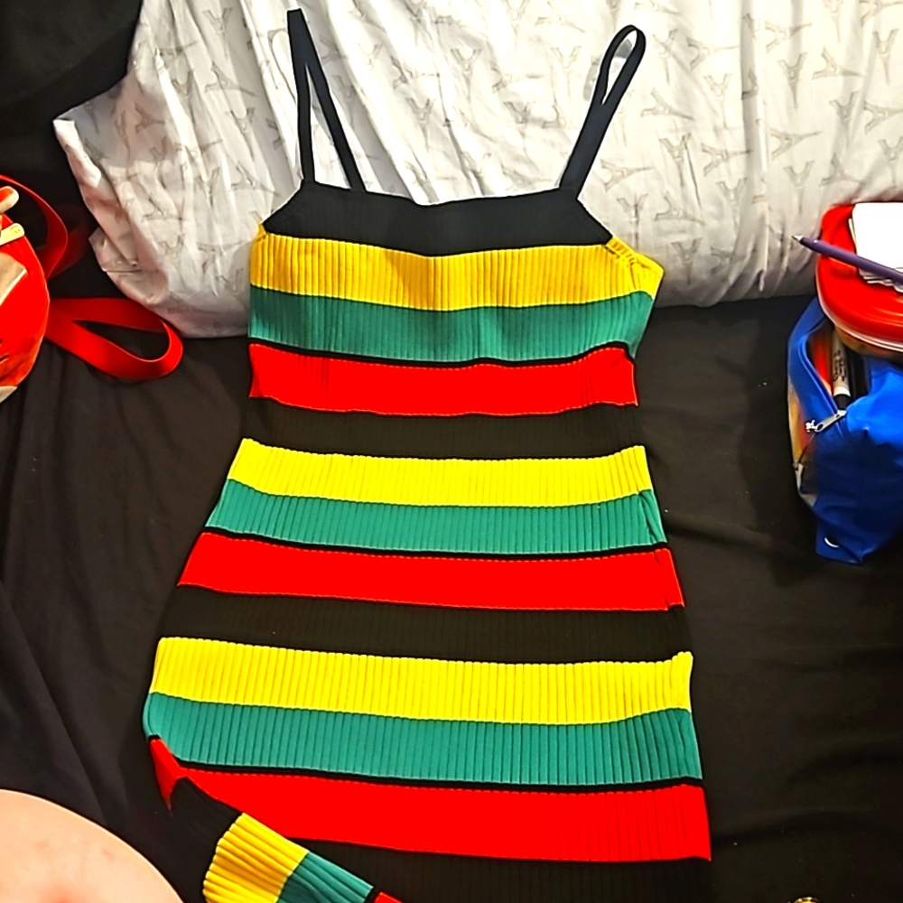 Rasta dress -Love Star XXL